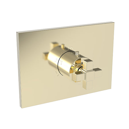 Newport Brass - Malvina 3/4 Inch Square Thermostatic Trim Plate with Handle