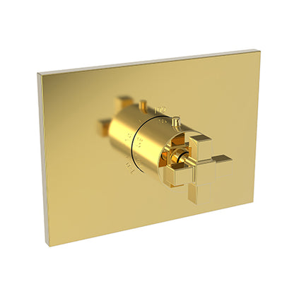 Newport Brass - Malvina 3/4 Inch Square Thermostatic Trim Plate with Handle
