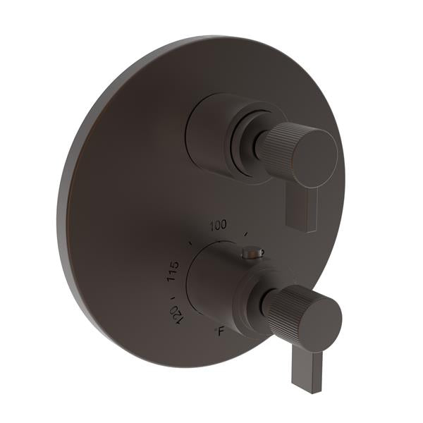 Newport Brass - Pardees 1/2 Inch Round Thermostatic Trim Plate with Handle