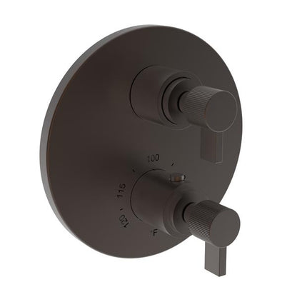 Newport Brass - Pardees 1/2 Inch Round Thermostatic Trim Plate with Handle