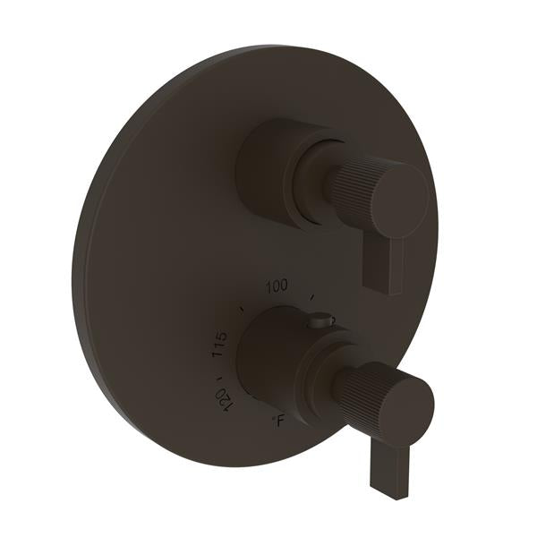 Newport Brass - Pardees 1/2 Inch Round Thermostatic Trim Plate with Handle