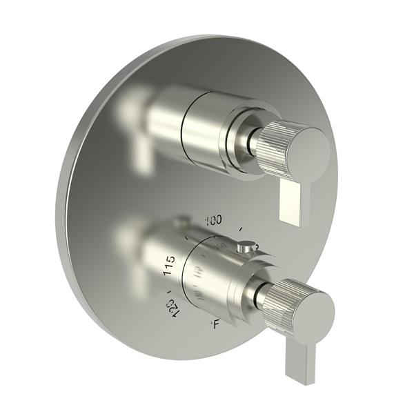 Newport Brass - Pardees 1/2 Inch Round Thermostatic Trim Plate with Handle