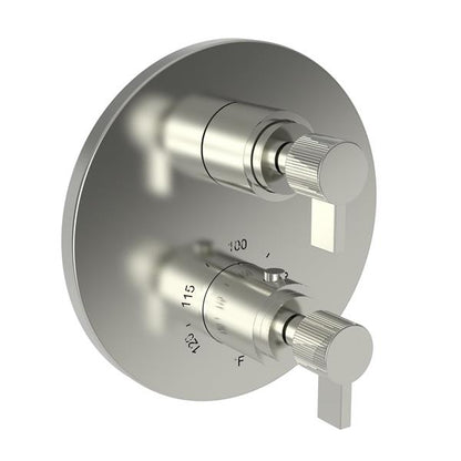 Newport Brass - Pardees 1/2 Inch Round Thermostatic Trim Plate with Handle