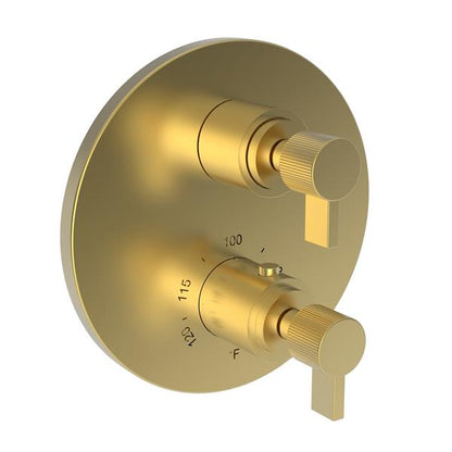 Newport Brass - Pardees 1/2 Inch Round Thermostatic Trim Plate with Handle