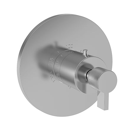 Newport Brass - Pardees 3/4 Inch Round Thermostatic Trim Plate with Handle