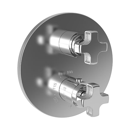 Newport Brass - Griffey 1/2 Inch Round Thermostatic Trim Plate with Handle
