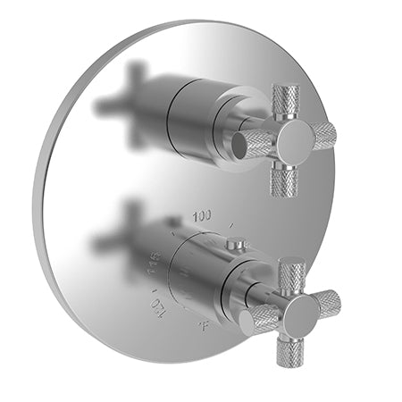 Newport Brass - 1/2 Inch Round Thermostatic Trim Plate With Handle
