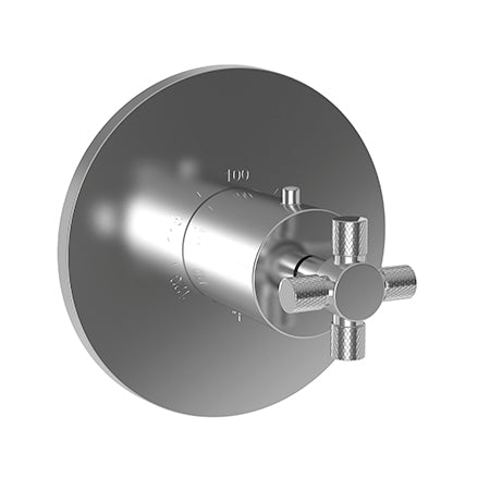 Newport Brass - 3/4 Inch Round Thermostatic Trim Plate With Handle