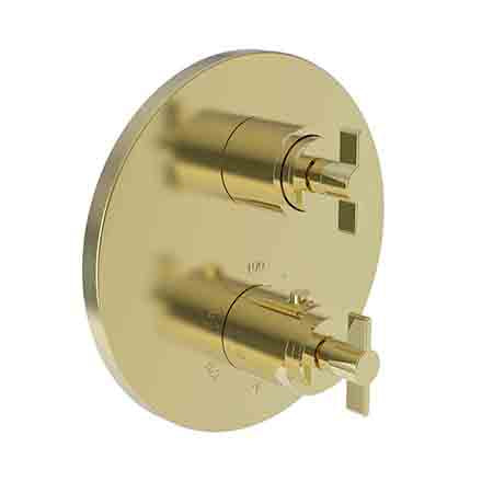 Newport Brass - 1/2 Inch Round Thermostatic Trim Plate With Handles