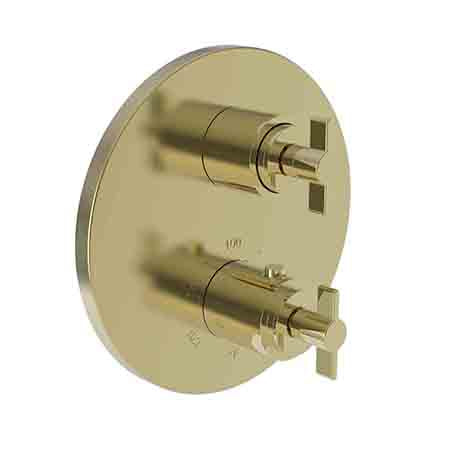 Newport Brass - 1/2 Inch Round Thermostatic Trim Plate With Handles