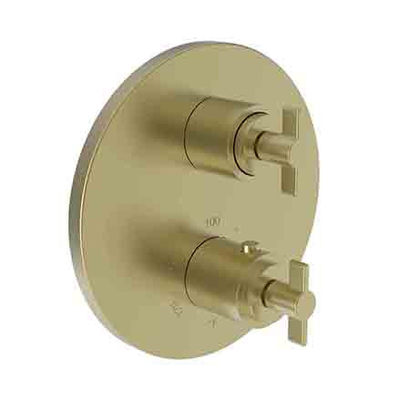 Newport Brass - 1/2 Inch Round Thermostatic Trim Plate With Handles