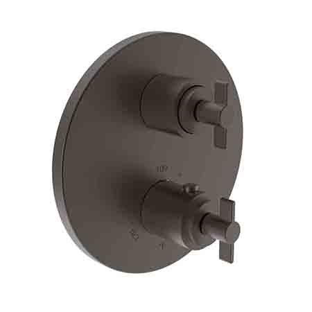 Newport Brass - 1/2 Inch Round Thermostatic Trim Plate With Handles