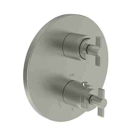 Newport Brass - 1/2 Inch Round Thermostatic Trim Plate With Handles