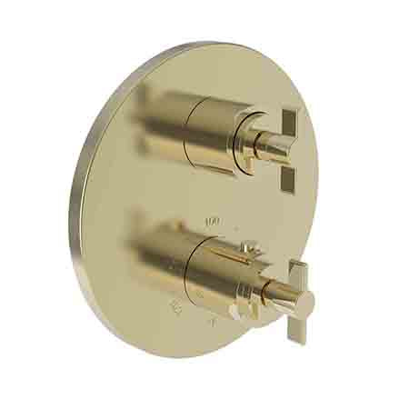 Newport Brass - 1/2 Inch Round Thermostatic Trim Plate With Handles