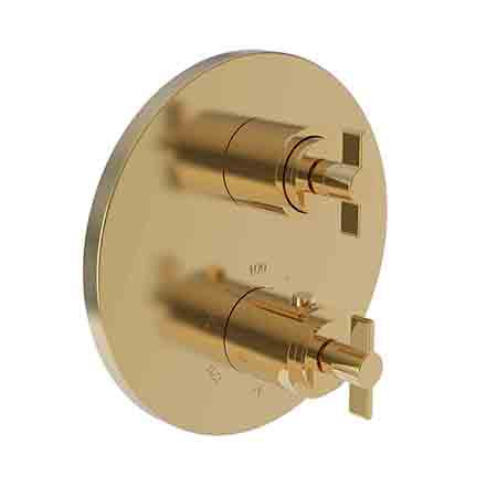 Newport Brass - 1/2 Inch Round Thermostatic Trim Plate With Handles
