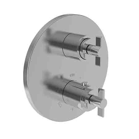 Newport Brass - 1/2 Inch Round Thermostatic Trim Plate With Handles