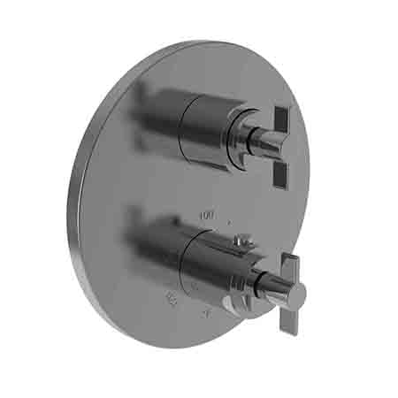 Newport Brass - 1/2 Inch Round Thermostatic Trim Plate With Handles