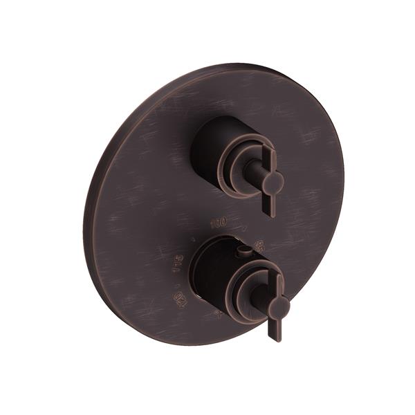 Newport Brass - Tolmin 1/2 Inch Round Thermostatic Trim Plate with Handle