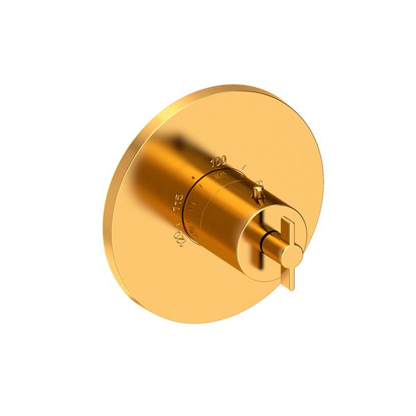 Newport Brass - Tolmin 3/4 Inch Round Thermostatic Trim Plate with Handle