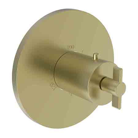 Newport Brass - 3/4 Inch Round Thermostatic Trim Plate With Handle