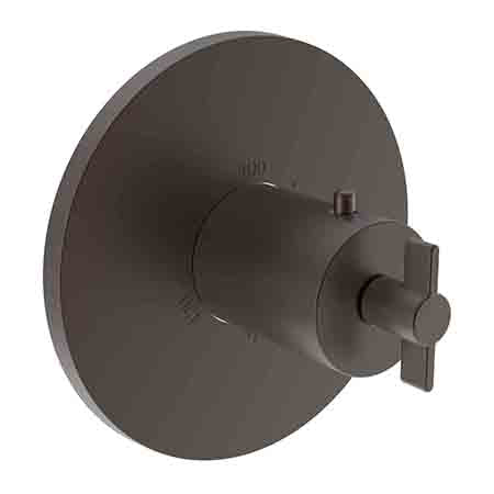 Newport Brass - 3/4 Inch Round Thermostatic Trim Plate With Handle