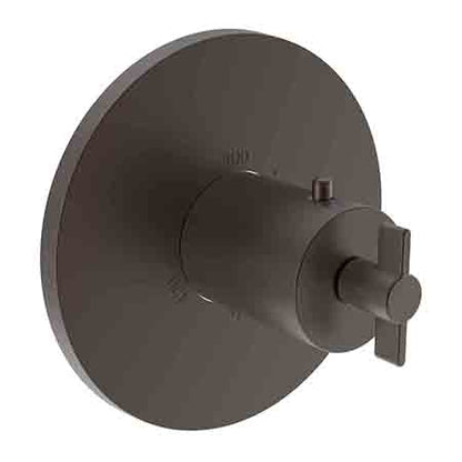 Newport Brass - 3/4 Inch Round Thermostatic Trim Plate With Handle