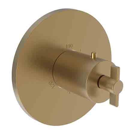 Newport Brass - 3/4 Inch Round Thermostatic Trim Plate With Handle
