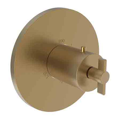 Newport Brass - 3/4 Inch Round Thermostatic Trim Plate With Handle
