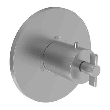 Newport Brass - 3/4 Inch Round Thermostatic Trim Plate With Handle