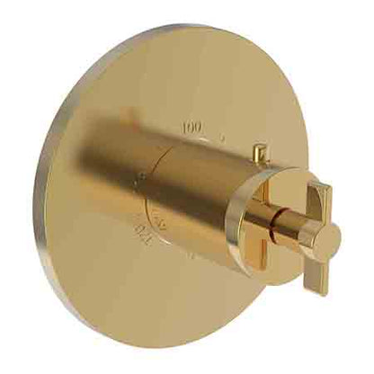 Newport Brass - 3/4 Inch Round Thermostatic Trim Plate With Handle