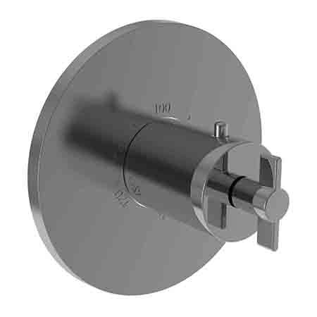 Newport Brass - 3/4 Inch Round Thermostatic Trim Plate With Handle