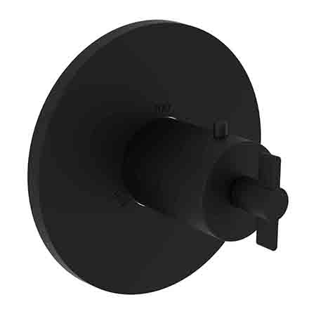 Newport Brass - 3/4 Inch Round Thermostatic Trim Plate With Handle
