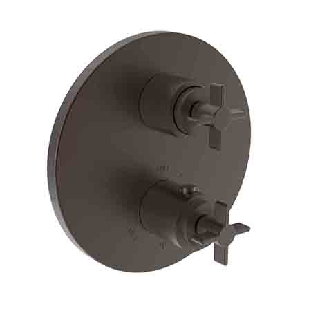 Newport Brass - 1/2 Inch Round Thermostatic Trim Plate With Handles