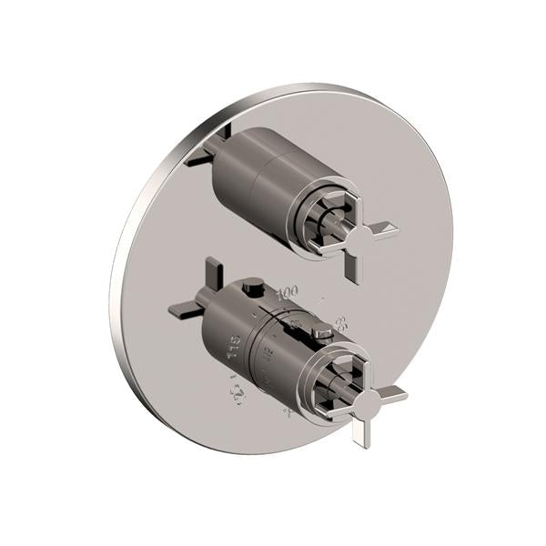 Newport Brass - Tolmin 1/2 Inch Round Thermostatic Trim Plate with Handle