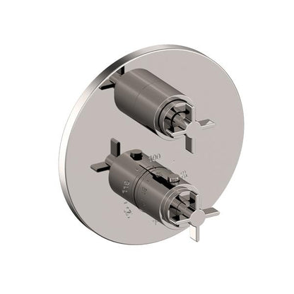 Newport Brass - Tolmin 1/2 Inch Round Thermostatic Trim Plate with Handle