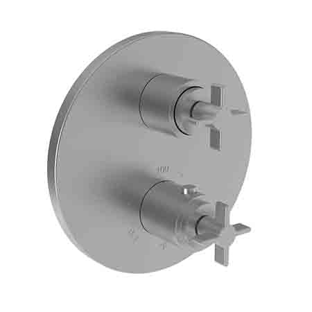 Newport Brass - 1/2 Inch Round Thermostatic Trim Plate With Handles