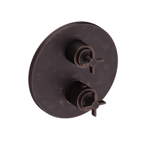Newport Brass - 1/2 Inch Round Thermostatic Trim Plate With Handles