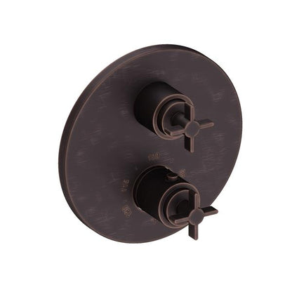 Newport Brass - Tolmin 1/2 Inch Round Thermostatic Trim Plate with Handle