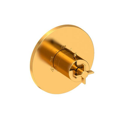 Newport Brass - Tolmin 3/4 Inch Round Thermostatic Trim Plate with Handle