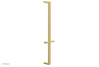 Phylrich - 27 Inch Flat Adjustable Slide Bar with Hand Shower Hook