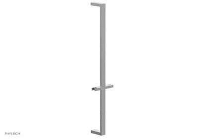 Phylrich - 27 Inch Flat Adjustable Slide Bar with Hand Shower Hook