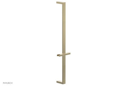 Phylrich - 27 Inch Flat Adjustable Slide Bar with Hand Shower Hook