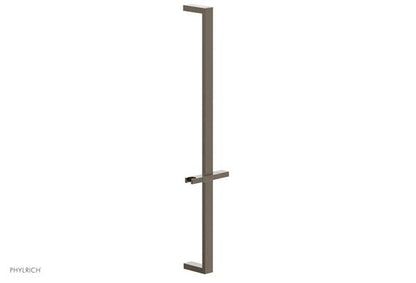 Phylrich - 27 Inch Flat Adjustable Slide Bar with Hand Shower Hook
