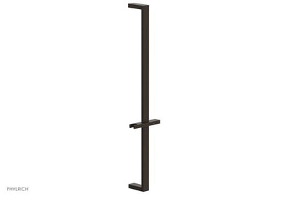 Phylrich - 27 Inch Flat Adjustable Slide Bar with Hand Shower Hook