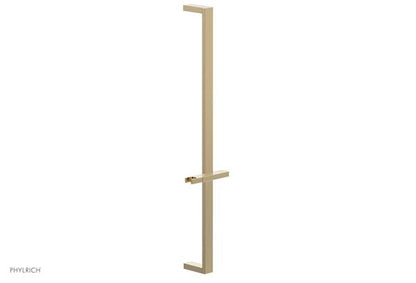 Phylrich - 27 Inch Flat Adjustable Slide Bar with Hand Shower Hook
