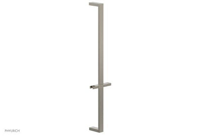 Phylrich - 27 Inch Flat Adjustable Slide Bar with Hand Shower Hook