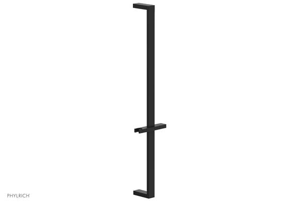 Phylrich - 27 Inch Flat Adjustable Slide Bar with Hand Shower Hook