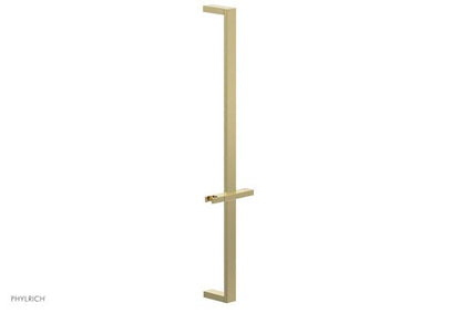 Phylrich - 27 Inch Flat Adjustable Slide Bar with Hand Shower Hook