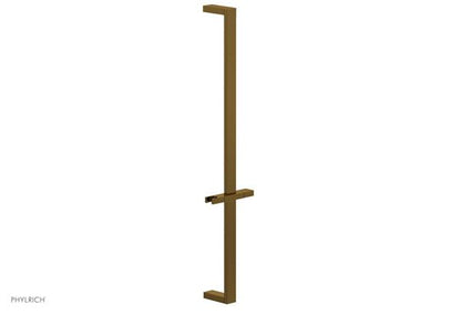 Phylrich - 27 Inch Flat Adjustable Slide Bar with Hand Shower Hook