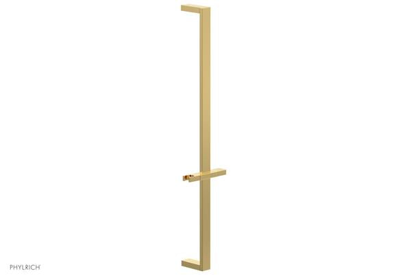 Phylrich - 27 Inch Flat Adjustable Slide Bar with Hand Shower Hook